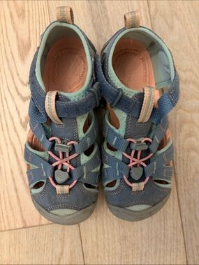 Keen Kids Blue and Pink Outdoor Closed-Toe Sandals